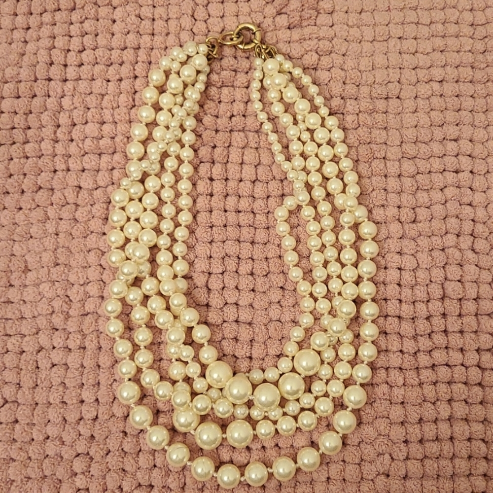 J. Crew 5 string Necklace